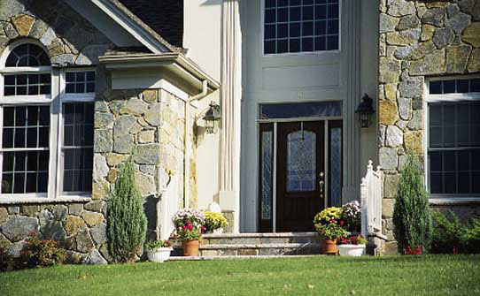 front entrance of home